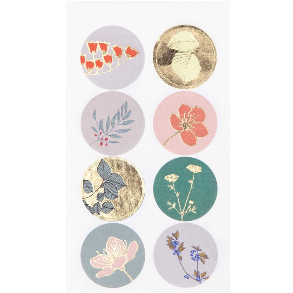 Stickers - Paper Poetry - small plants, 32 pcs.