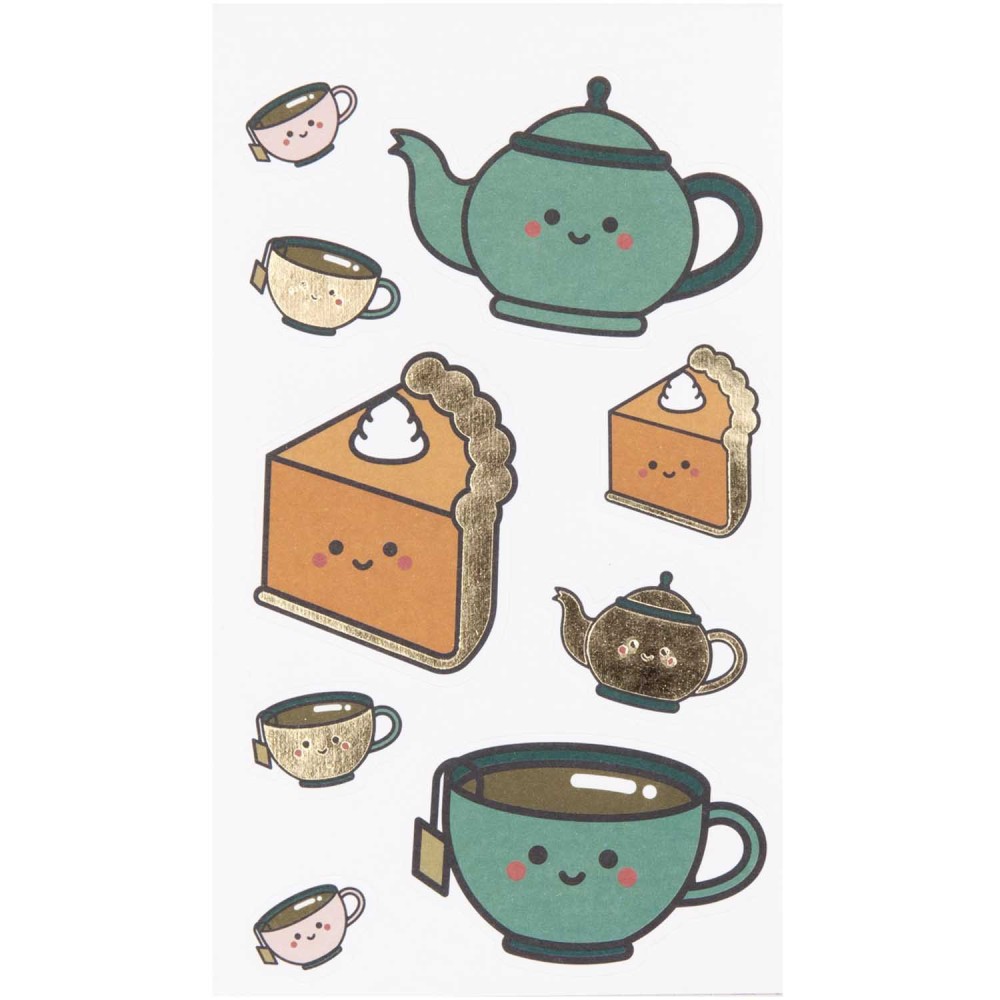 Stickers - Paper Poetry - fall motifs, 64 pcs.