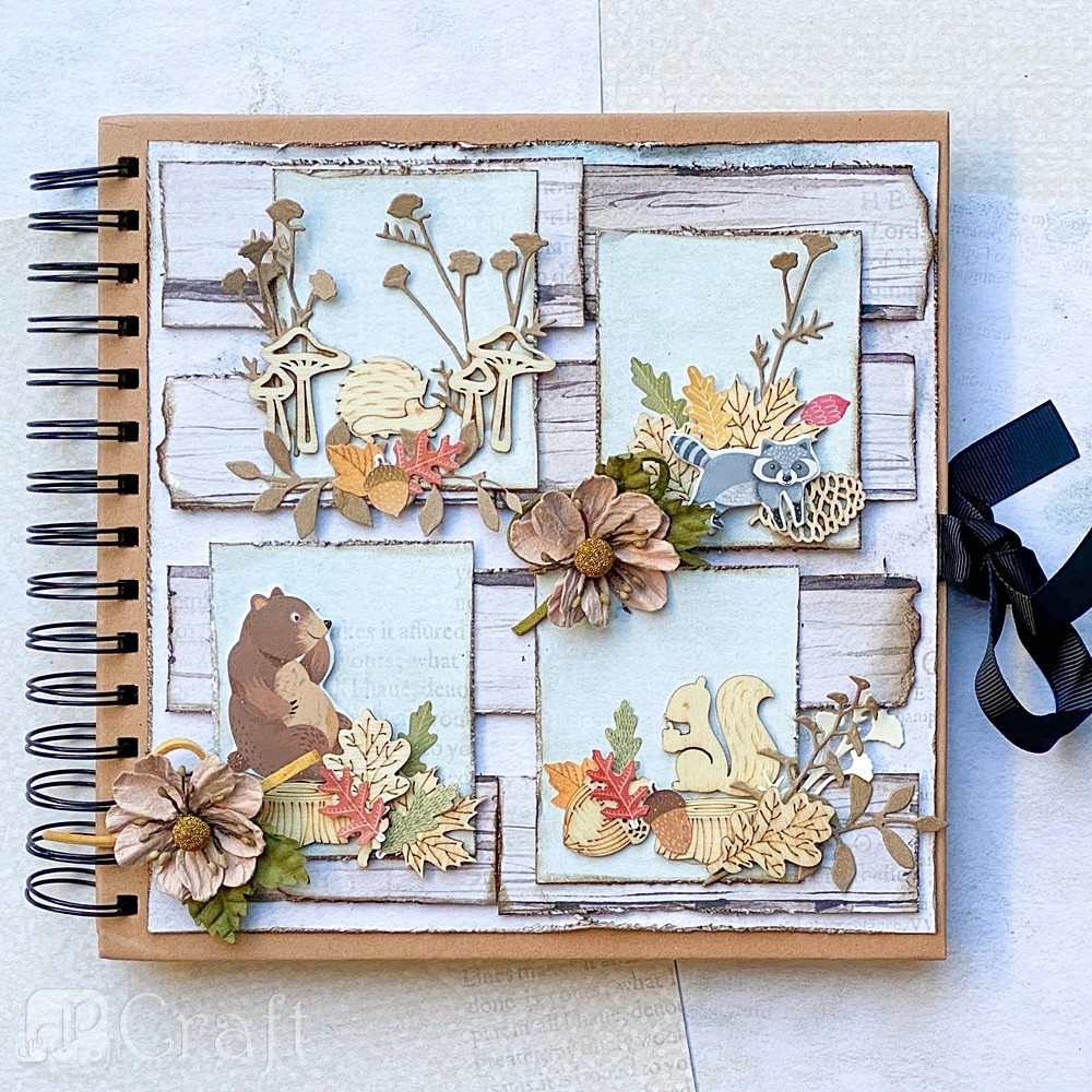 Wooden shapes - DpCraft - Autumn, 45 pcs.