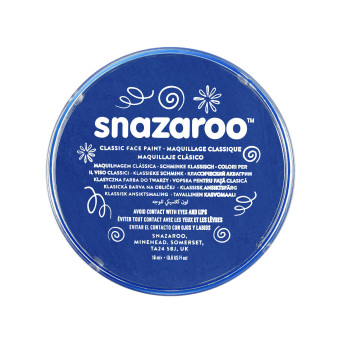 Farba do malowania twarzy - Snazaroo - niebieska, 18 ml