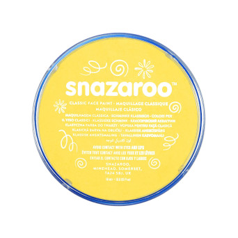 Face and body make-up paint - Snazaroo - Bright Yellow, 18 ml