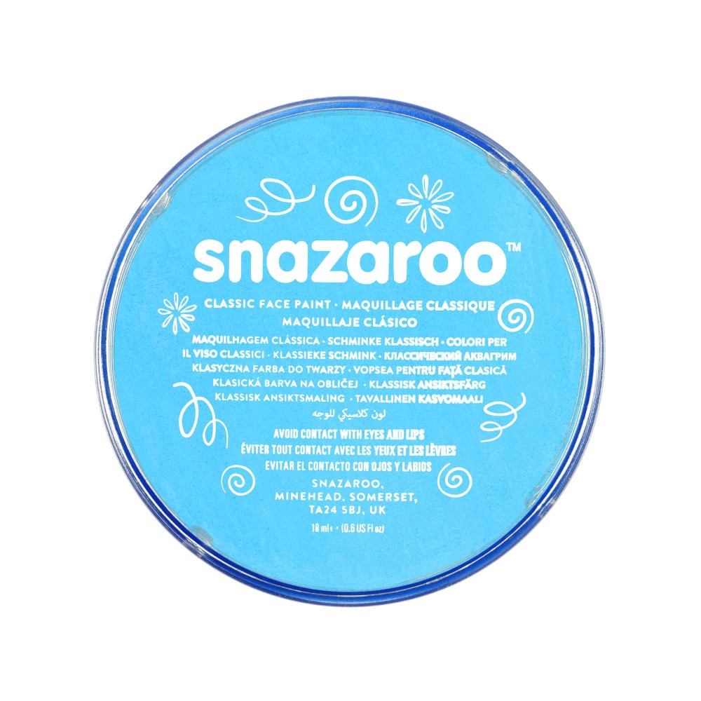 Face and body make-up paint - Snazaroo - Turquoise, 18 ml