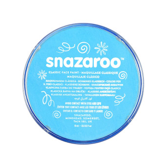 Farba do malowania twarzy - Snazaroo - turkusowa, 18 ml