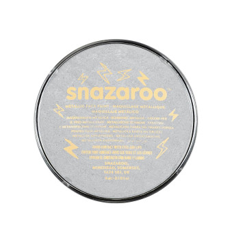 Farba do malowania twarzy - Snazaroo - srebrna, 18 ml