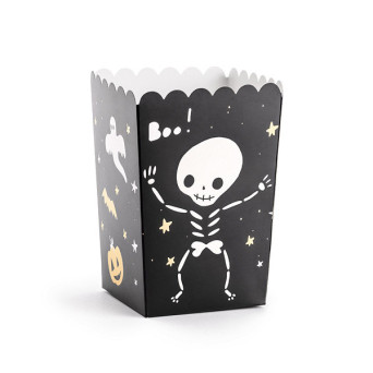 Pudełka na popcorn - Boo!, 6 szt.
