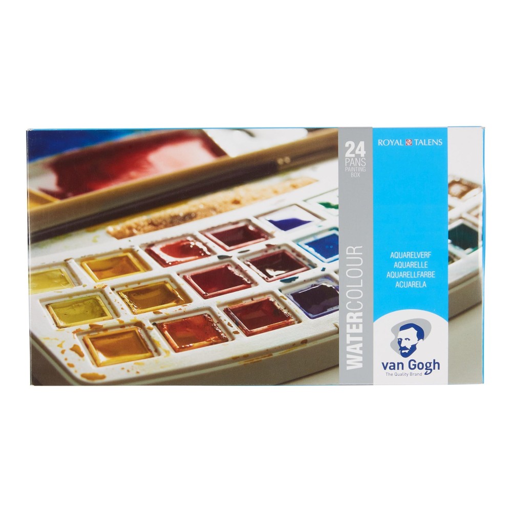 Watercolor paints pocket box - Van Gogh - 24 colors