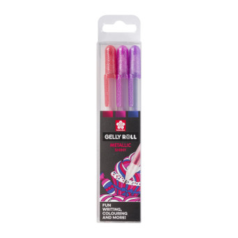 Zestaw długopisów żelowych Gelly Roll - Sakura - Metallic Sweets, 3 szt.