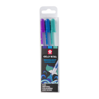Set of Gelly Roll pen set - Sakura - Moonlight Ocean, 3 pcs.