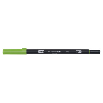 Pisak dwustronny Dual Brush Pen - Tombow - Light Green