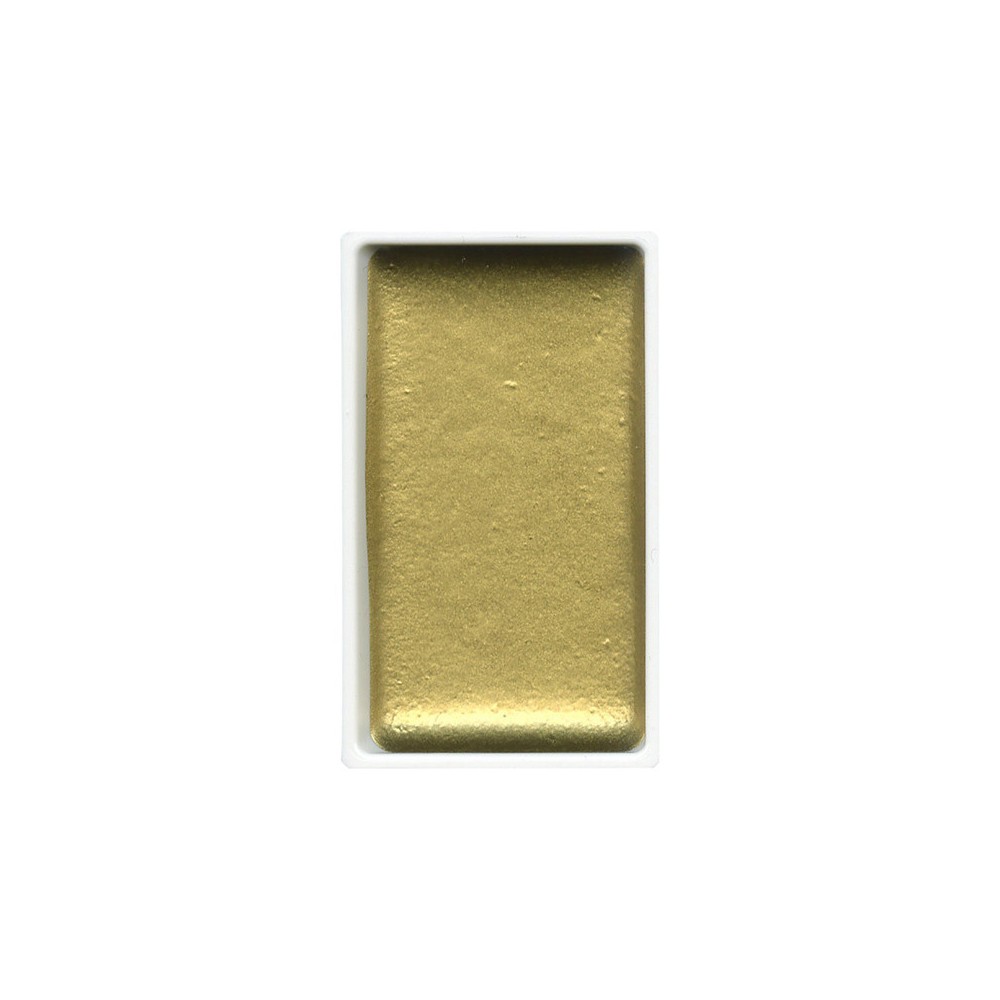 Watercolor paint pan Gansai Tambi - Kuretake - Bluish Gold