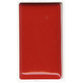Watercolor paint pan Gansai Tambi - Kuretake - Cadmium Red