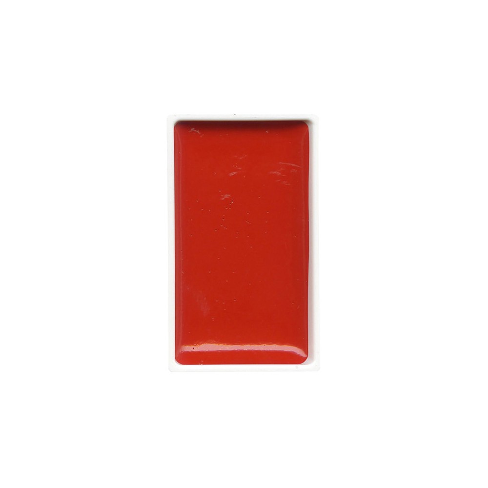 Watercolor paint pan Gansai Tambi - Kuretake - Cadmium Scarlet