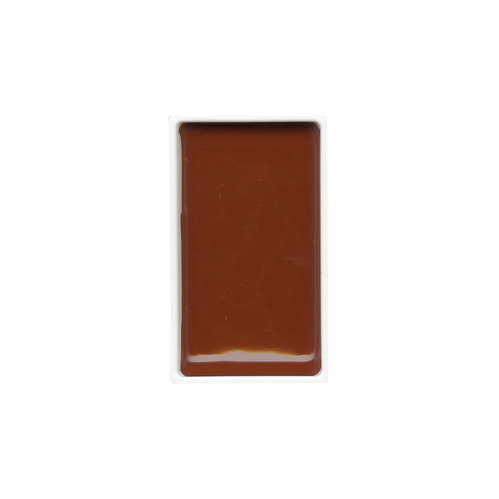 Farba akwarelowa w kostce Gansai Tambi - Kuretake - Burnt Sienna