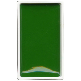 Farba akwarelowa w kostce Gansai Tambi - Kuretake - Hooker's Green