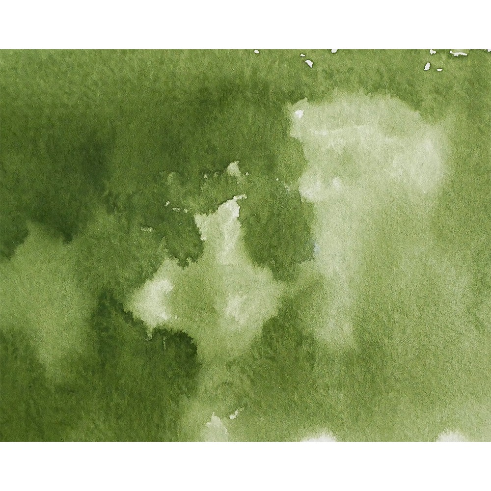 Farba akwarelowa w kostce Gansai Tambi - Kuretake - Olive Green