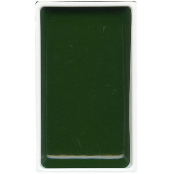 Watercolor paint pan Gansai Tambi - Kuretake - Sap Green Deep
