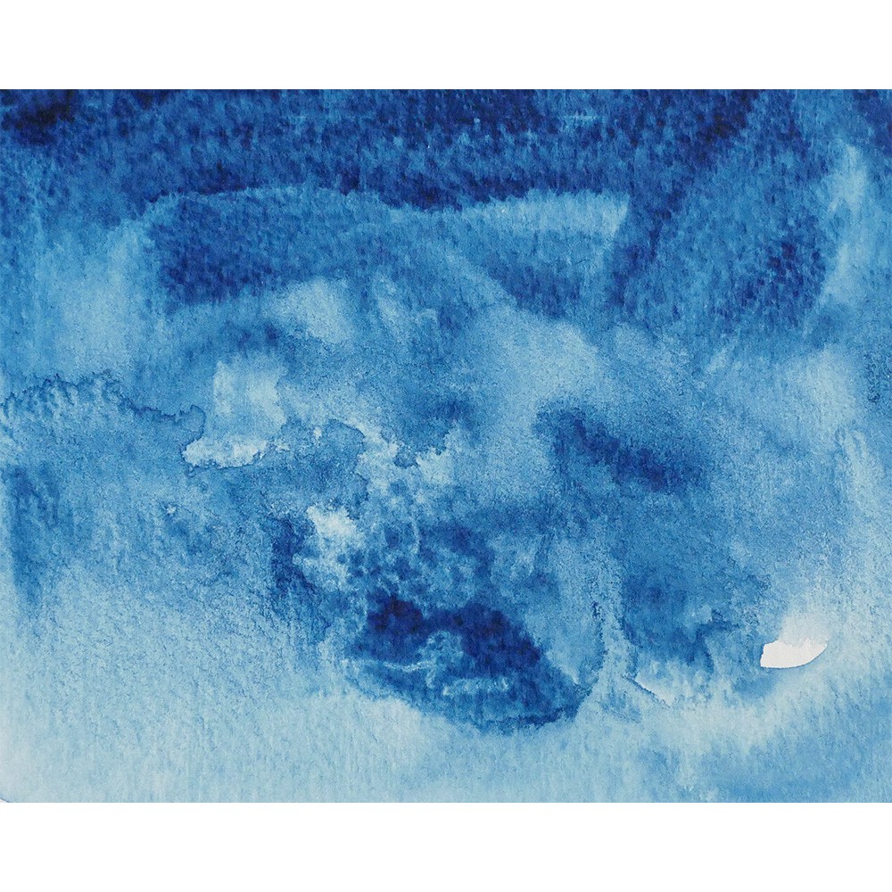 Farba akwarelowa w kostce Gansai Tambi - Kuretake - Prussian Blue