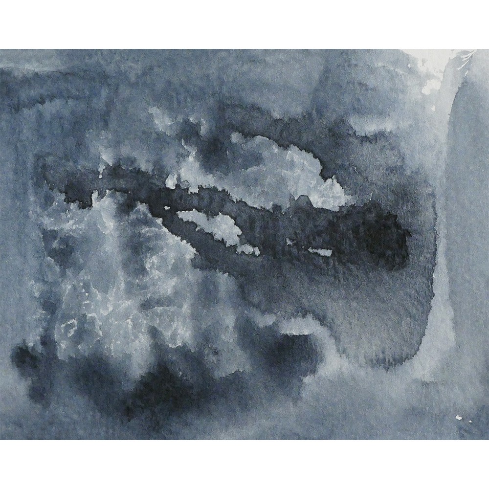 Watercolor paint pan Gansai Tambi - Kuretake - Blue Gray Deep