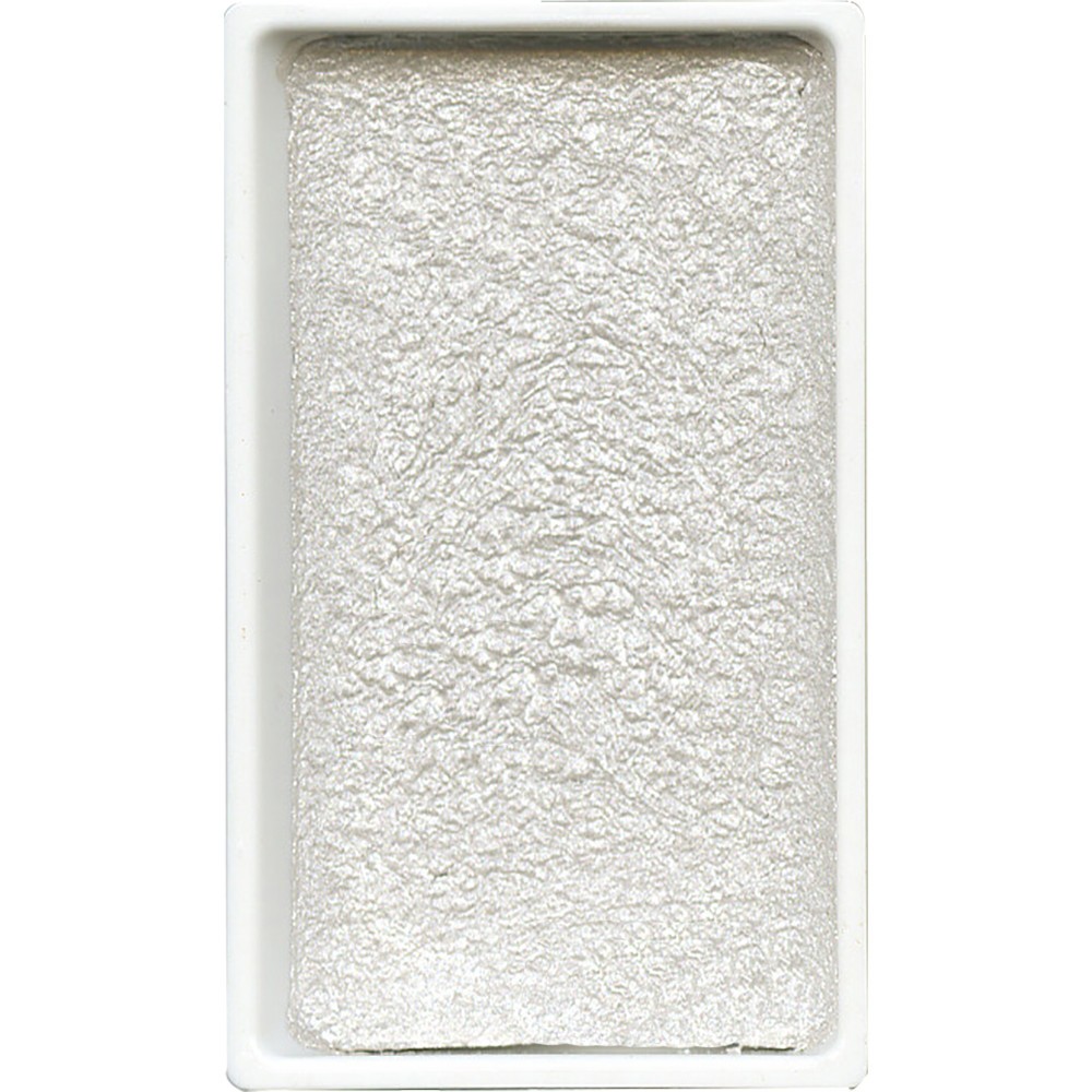 Watercolor paint pan Gansai Tambi - Kuretake - White Gold