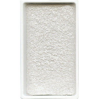 Watercolor paint pan Gansai Tambi - Kuretake - White Gold