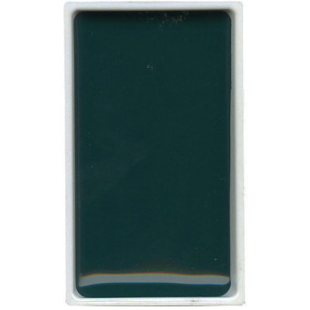 Farba akwarelowa w kostce Gansai Tambi - Kuretake - Turquoise Green Deep
