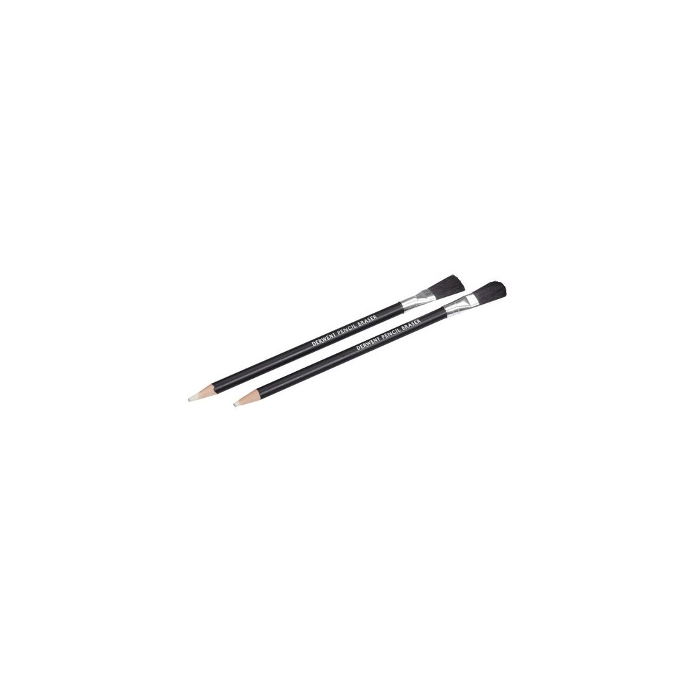 Pencil eraser with brush - Derwent -  2 pcs.