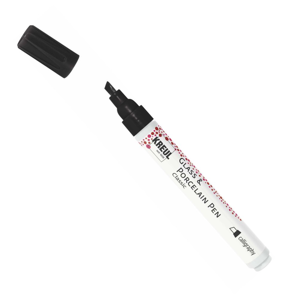 Glass & Porcelain Calligraphy Classic pen - Kreul - black