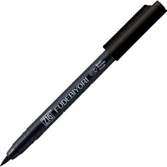 Pisak pędzelkowy Zig Fudebiyori - Kuretake - Black