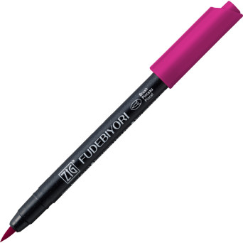 Pisak pędzelkowy Zig Fudebiyori - Kuretake - Dark Pink
