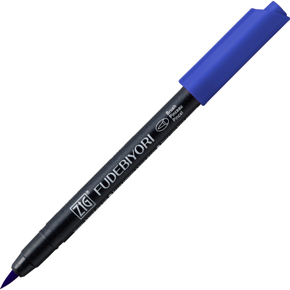 Pisak pędzelkowy Zig Fudebiyori - Kuretake - Blue