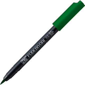 Pisak pędzelkowy Zig Fudebiyori - Kuretake - Green