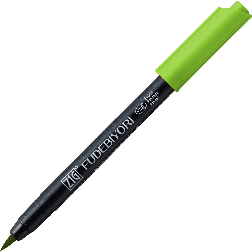 Pisak pędzelkowy Zig Fudebiyori - Kuretake - Light Green