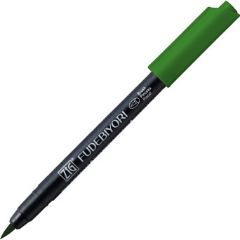 Pisak pędzelkowy Zig Fudebiyori - Kuretake - Deep Green