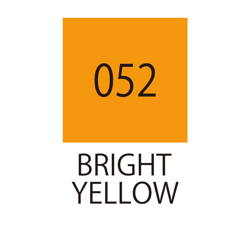 Zig Fudebiyori Brush Pen - Kuretake - Bright Yellow