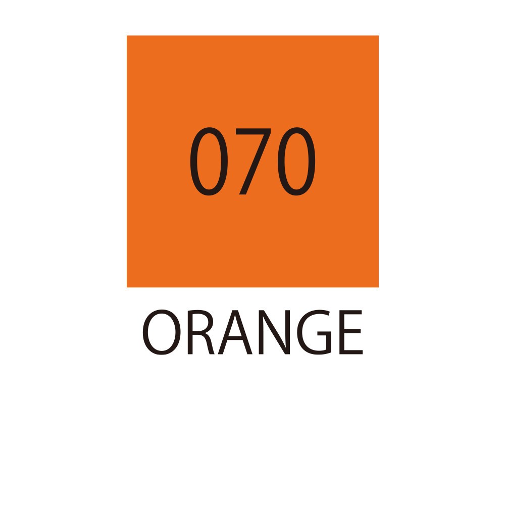 Pisak pędzelkowy Zig Fudebiyori - Kuretake - Orange