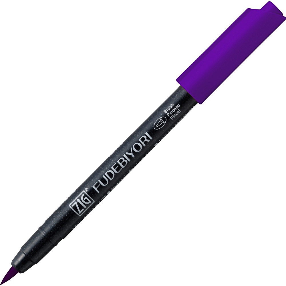 Pisak pędzelkowy Zig Fudebiyori - Kuretake - Deep Violet
