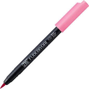 Pisak pędzelkowy Zig Fudebiyori - Kuretake - Peach Pink