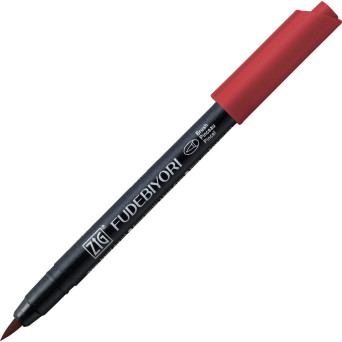 Pisak pędzelkowy Zig Fudebiyori - Kuretake - Deep Red