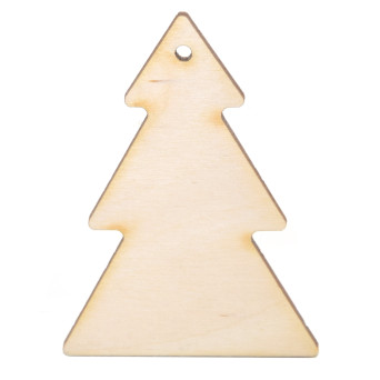 Drewniana zawieszka - Simply Crafting - choinka, 7,5 cm