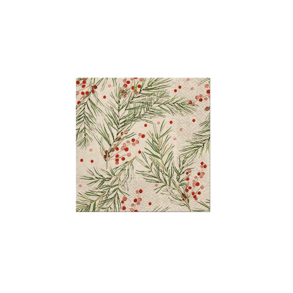 Serwetki ozdobne - Paw - Springs Holly, 20 szt.