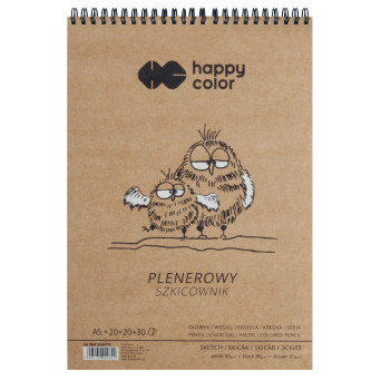 Drawing outdoor Sketch pad - Happy Color - A5, 80-90 g, 70 sheets