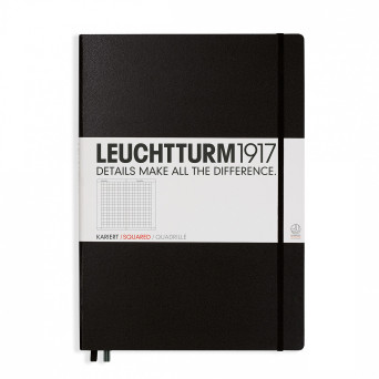 Notebook Master Classic - Leuchtturm1917 - squared, black, A4+